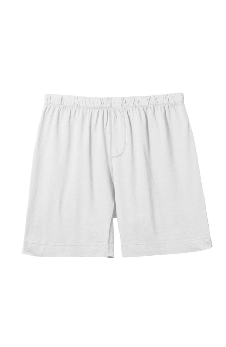 City Threads USA-Made Men's Soft Cotton Jersey Boxer, Main, color, White