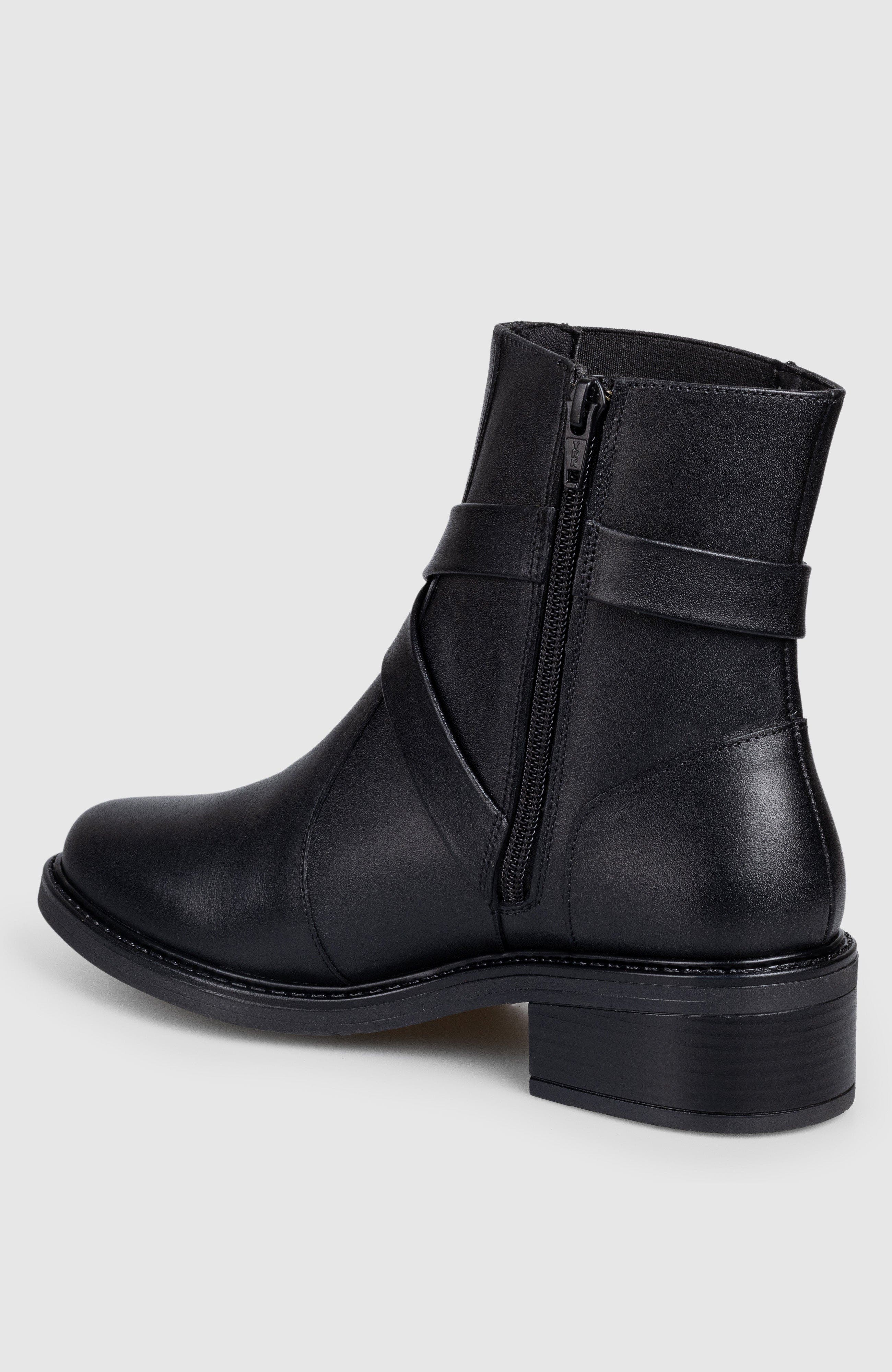 Lua Side Zip Bootie, Alternate, color, Black