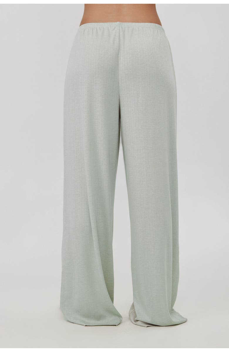 Gottex Beach Life Daydream Pointelle Loungewear Boxer Bottoms, Alternate, color, Light-Green