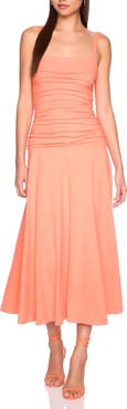 Susana Monaco Ruched Sleeveless Maxi Dress