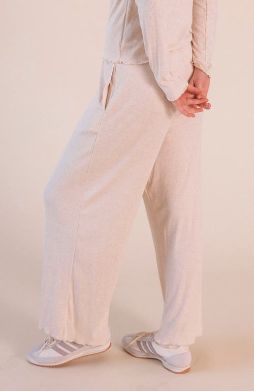 Poplinen Hedy Ribbed Modal Lounge Pant