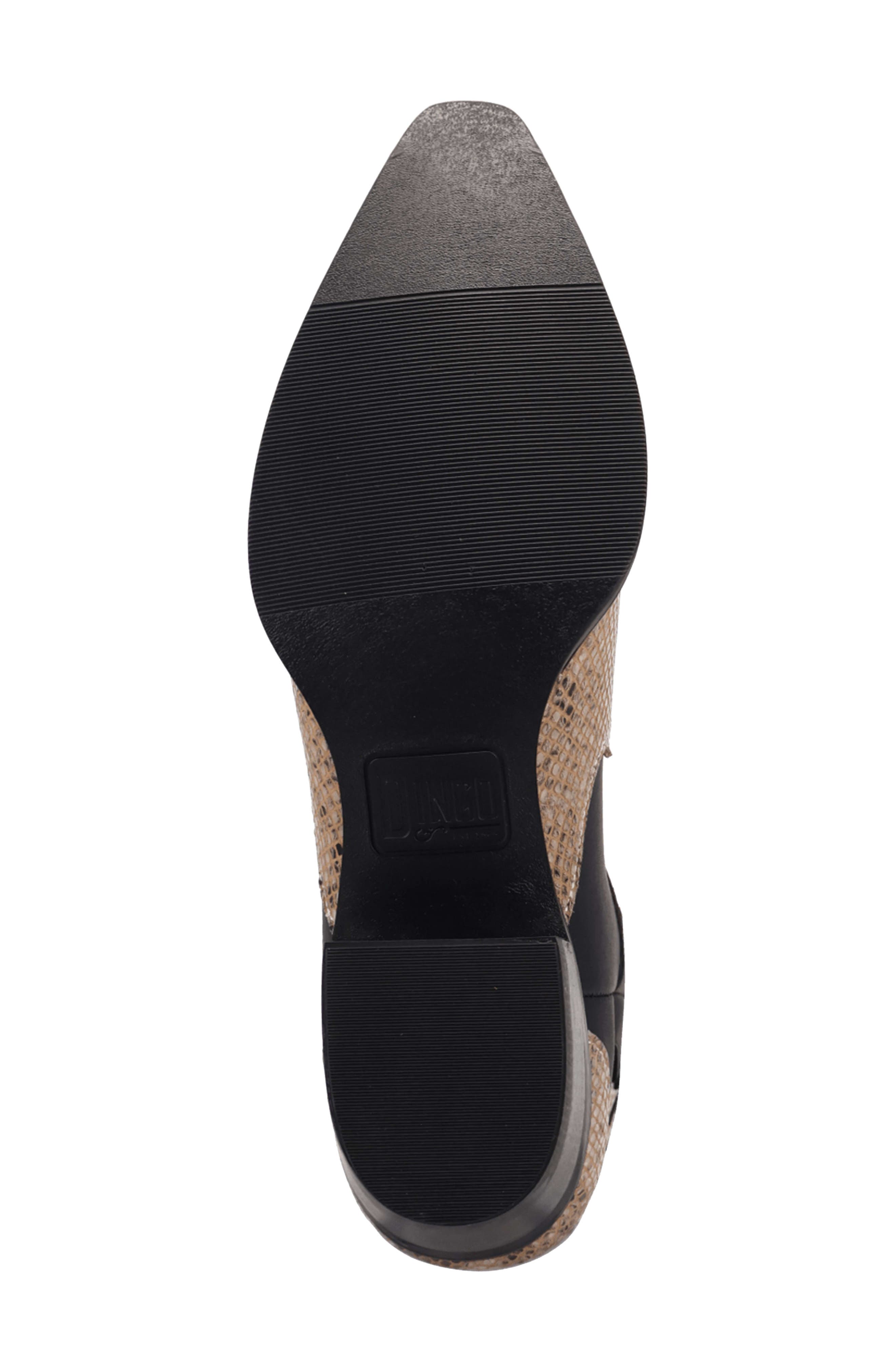 Serpico Leather Western Boot, Alternate, color, BLACK