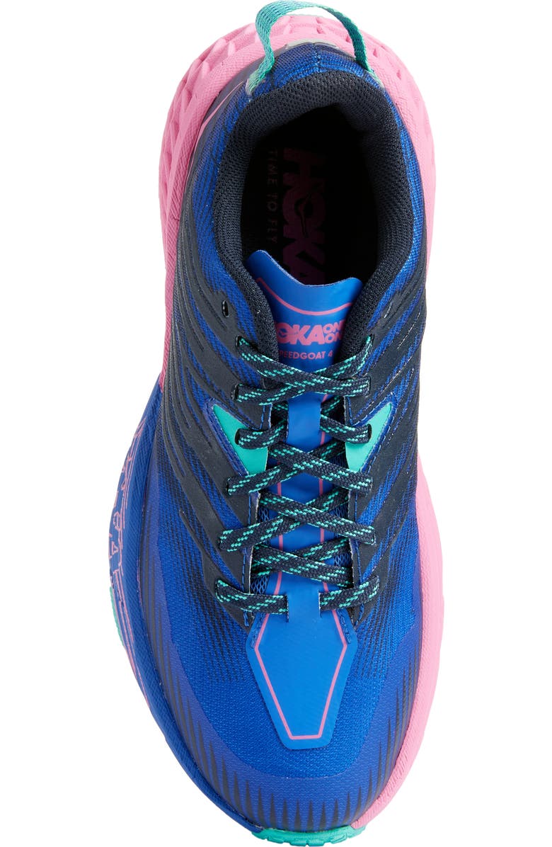 HOKA Speedgoat 4 Trail Running Shoe, Alternate, color,