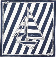Jacquemus Le Foulard Bateau Corde Silk Scarf