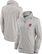 FANATICS Women's Fanatics Gray Minnesota Twins Break It Loose Full-Zip Jacket