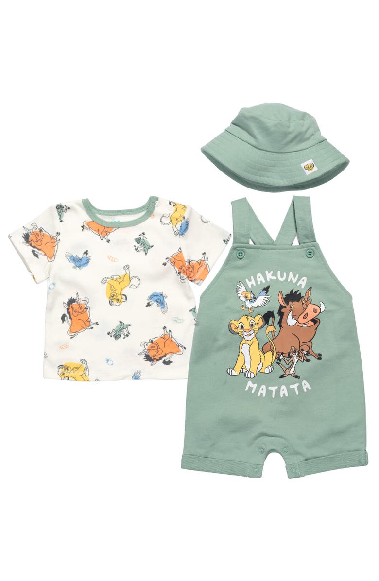 Disney Shortall T-Shirt & Hat Set, Main, color, Lion King Multicolor