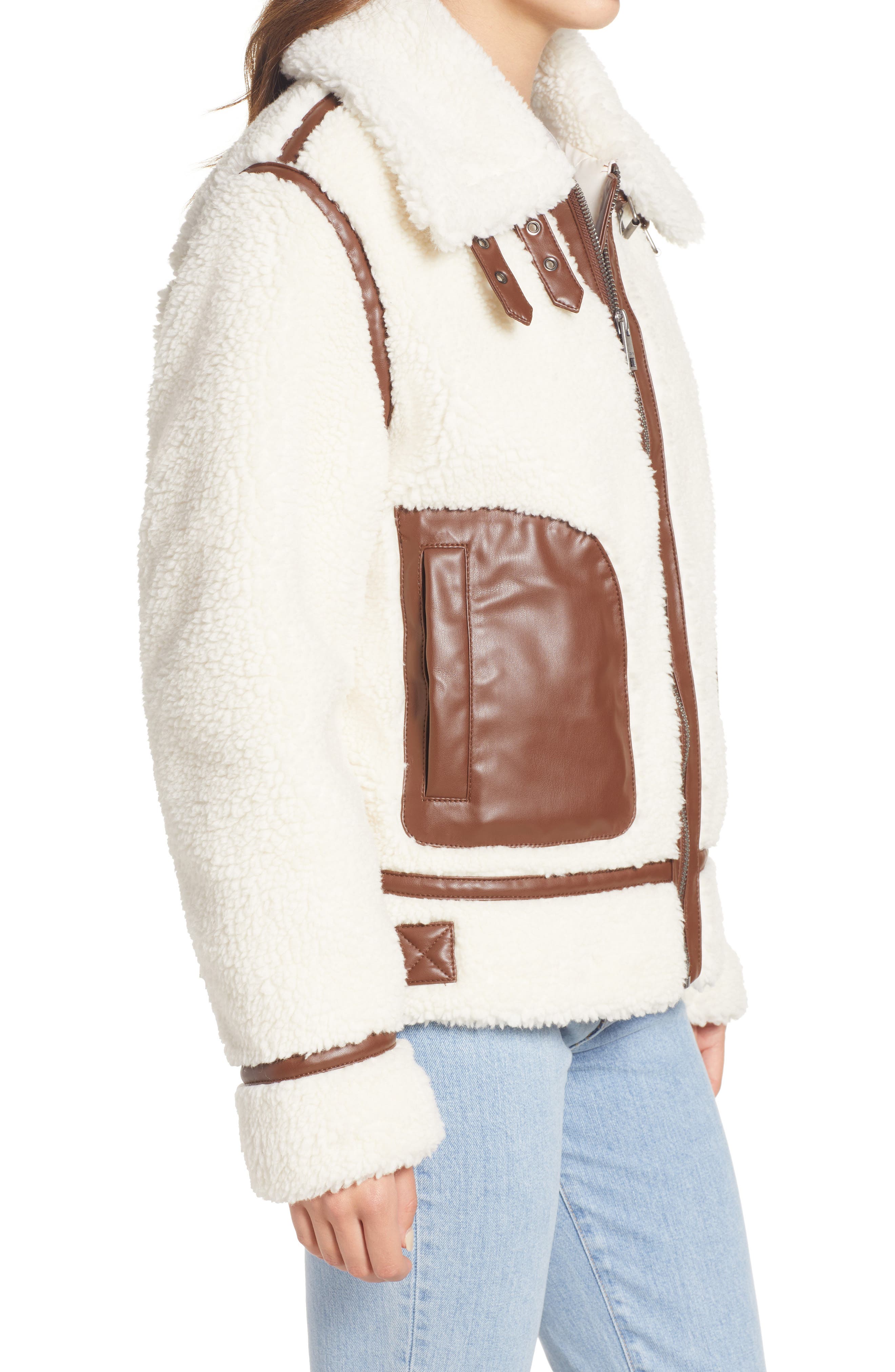 Levi's Levi's® High Pile Fleece Moto Jacket (Women) | Nordstromrack