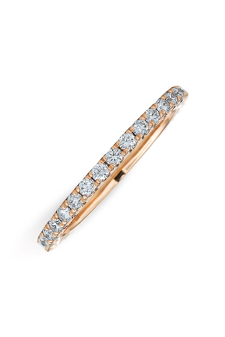 Diamond Stackable Ring, Main, color, ROSE GOLD