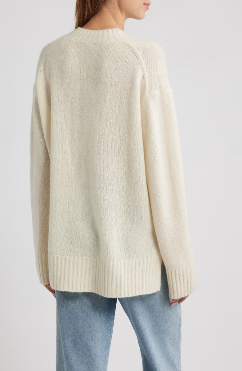 Rails Gisella Cashmere & Silk Sweater, Alternate, color, Ivory