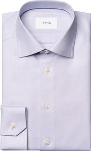Eton Slim Fit Twill Dress Shirt