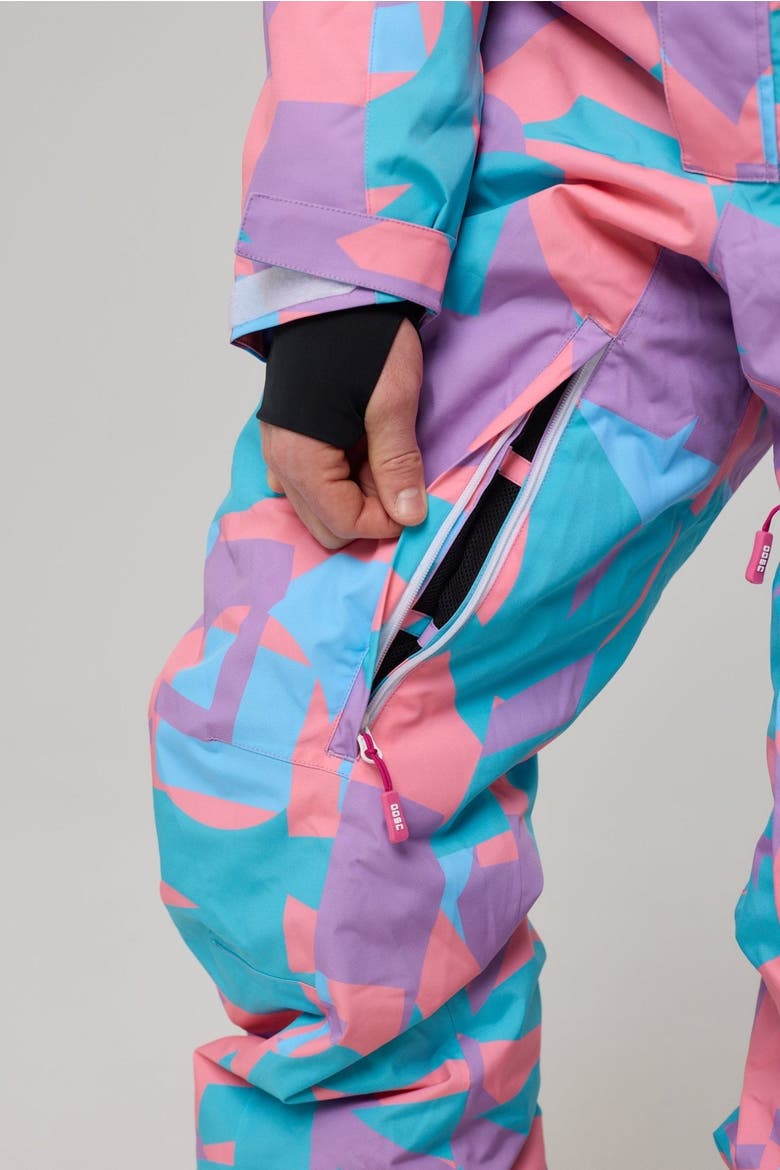 Del Mar Ski Suit Men's, Alternate, color, Pink and Blue