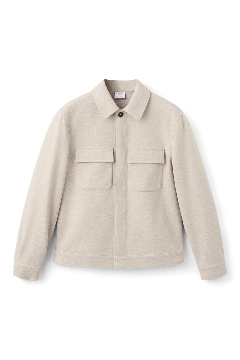 Flannel Pocket Overshirt, Alternate, color, SAND