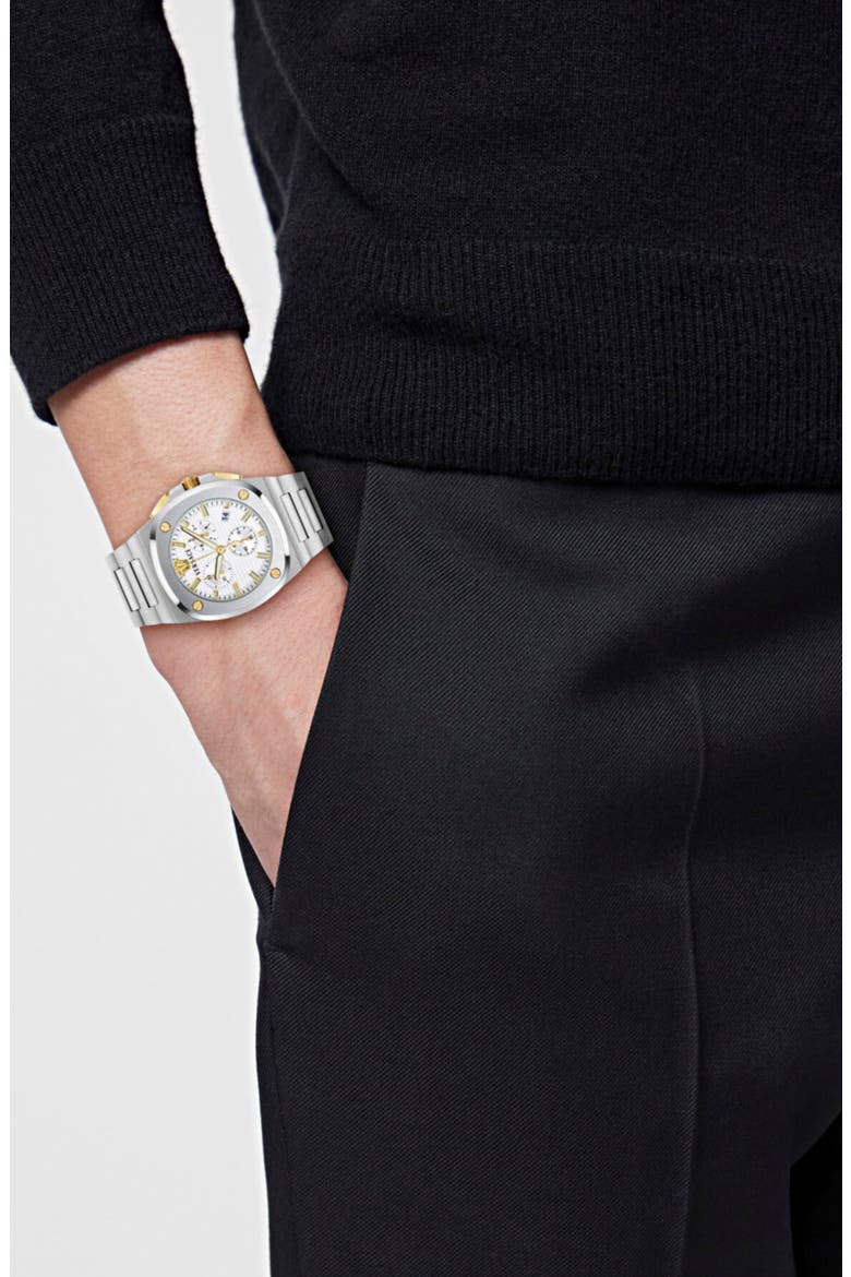 Tolomeo Chronograph Bracelet Watch, 42mm, Alternate, color, STAINLESS STEEL