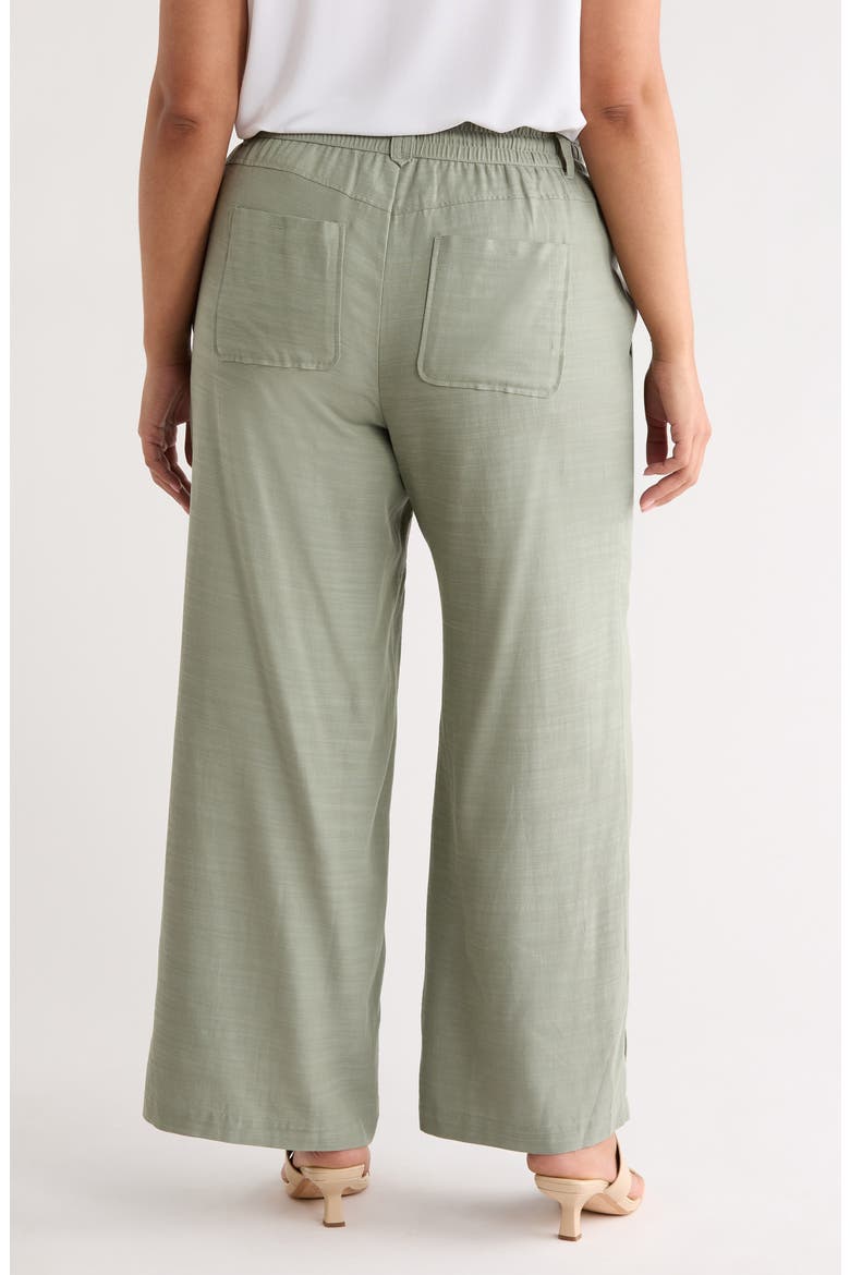 Skyrise Drawstring Pants, Alternate, color, LODEN GREEN