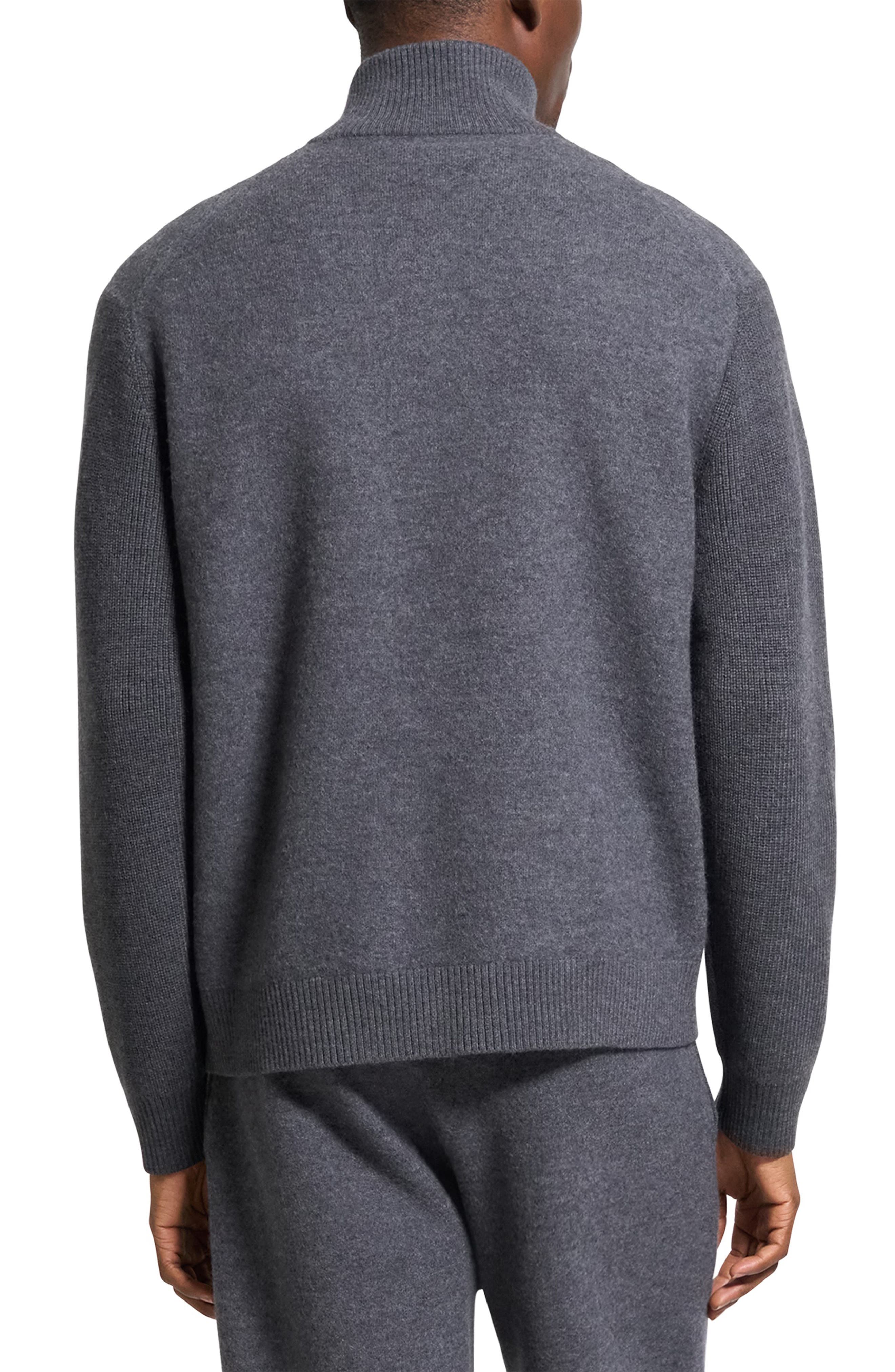 Boiled Merino Wool Zip Cardigan - image 2