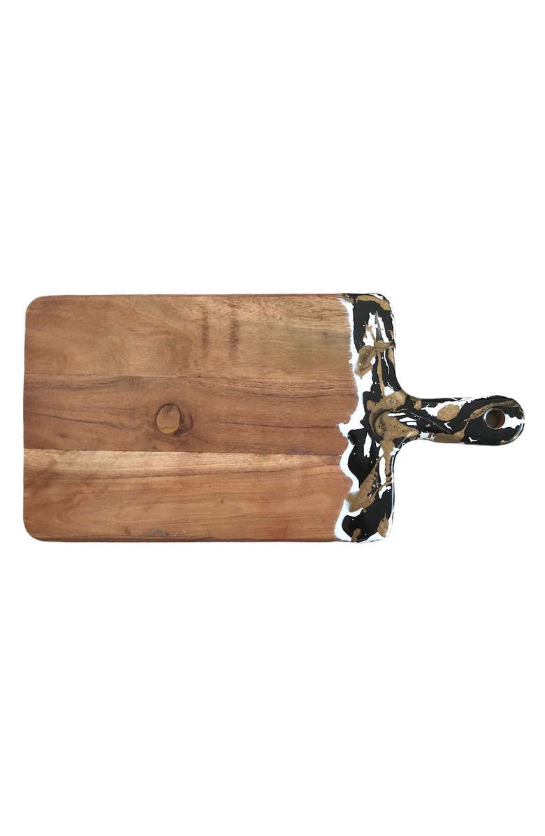 Tiramisu Acacia Wood Platter, Main, color, Brown