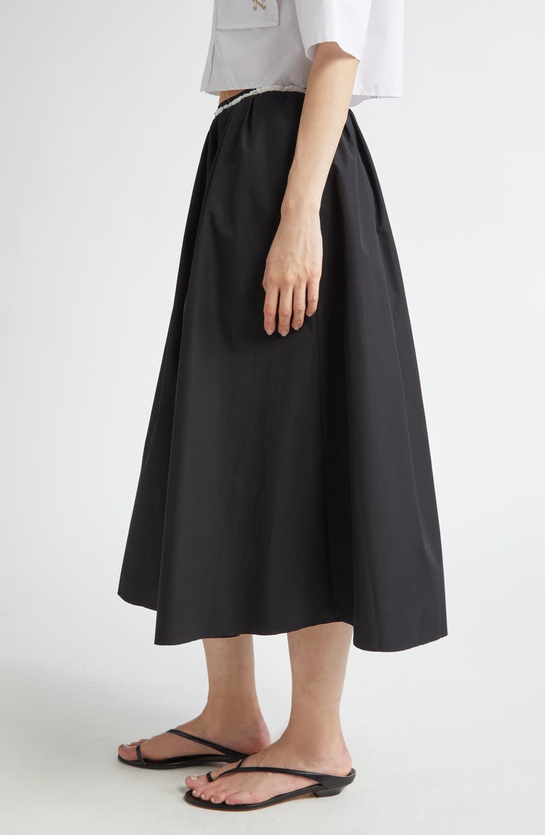NACKIYÈ Summer Wine Elastic Waist Circle Skirt, Alternate, color, 