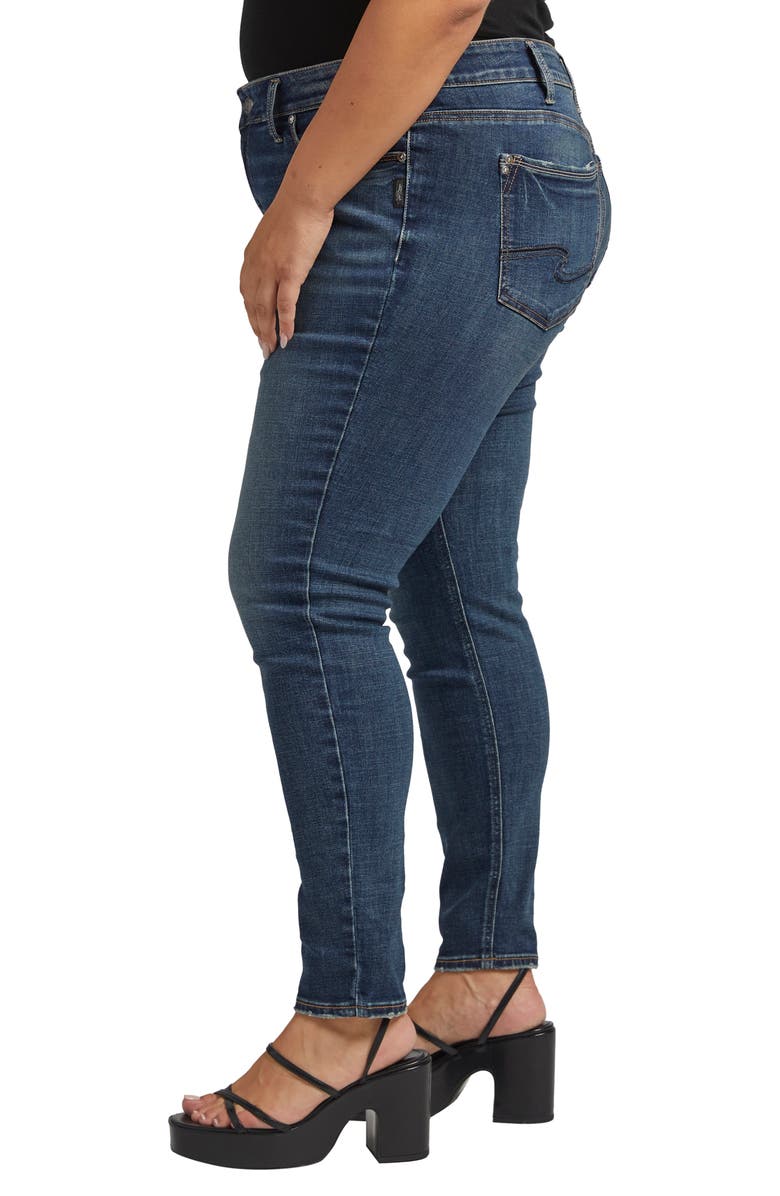 Silver Jeans Co. Elyse Skinny Jeans, Alternate, color, 