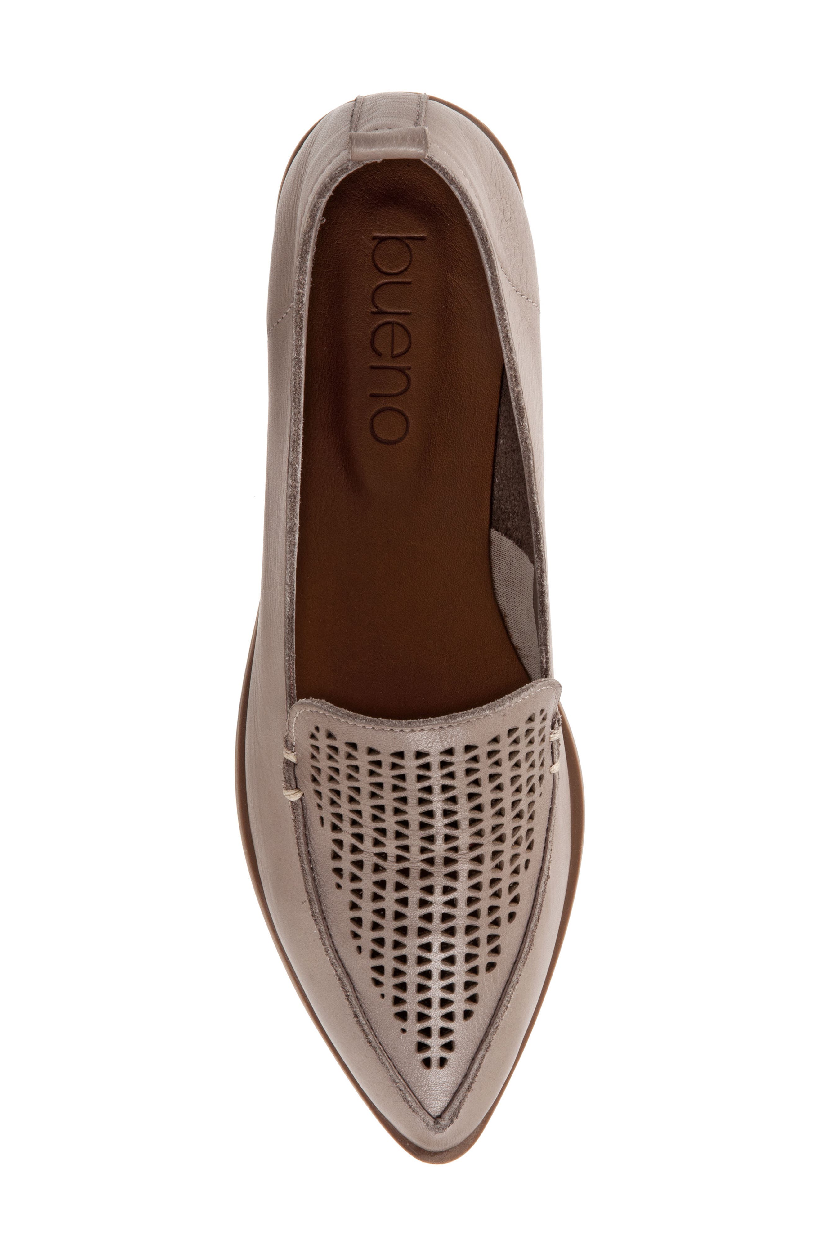 Blazey Pointed Toe Flat, Alternate, color, GREY