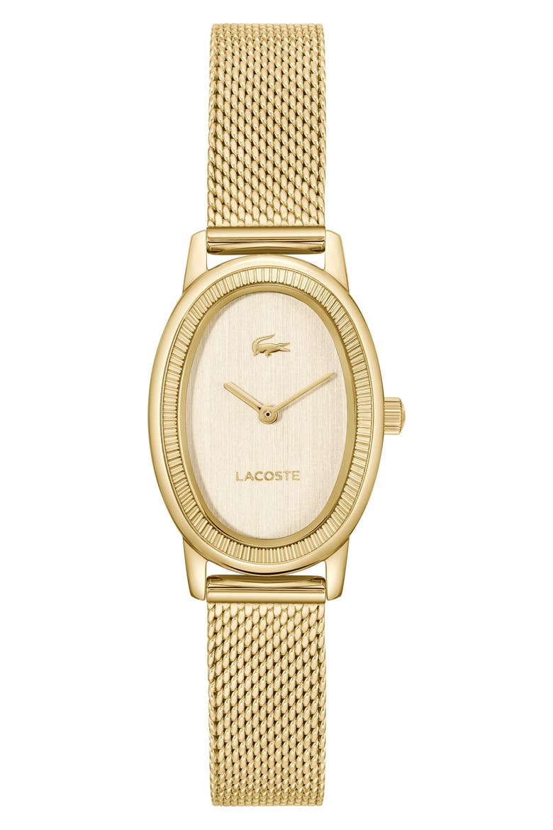 Parisienne Mesh Strap Watch, 30mm x 22mm, Main, color, GOLD