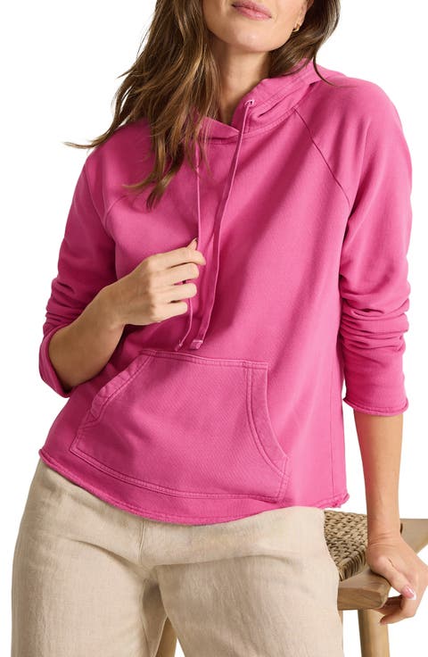 Marina Del Mar Raw Edge Hoodie