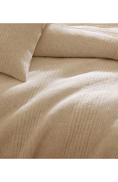 Dkny Pure Pure Rib Duvet Cover & Sham Set In Brown
