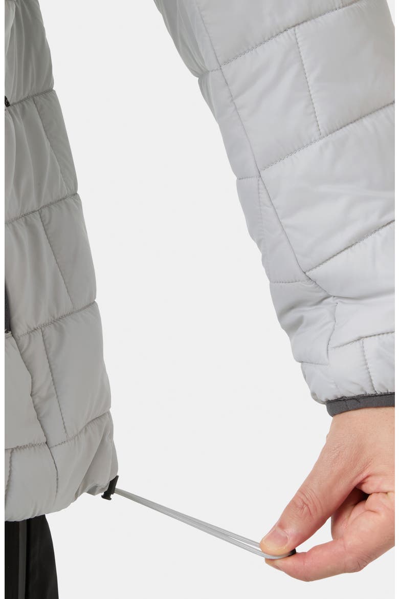 Lifaloft Hooded Insulator Jacket, Alternate, color, GREY FOG
