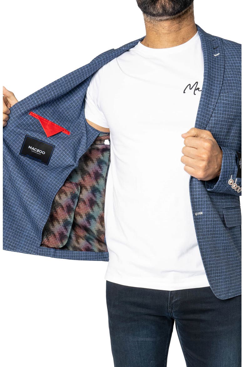 Unconstructed Vortex Blue Blazer, Alternate, color, BLUE