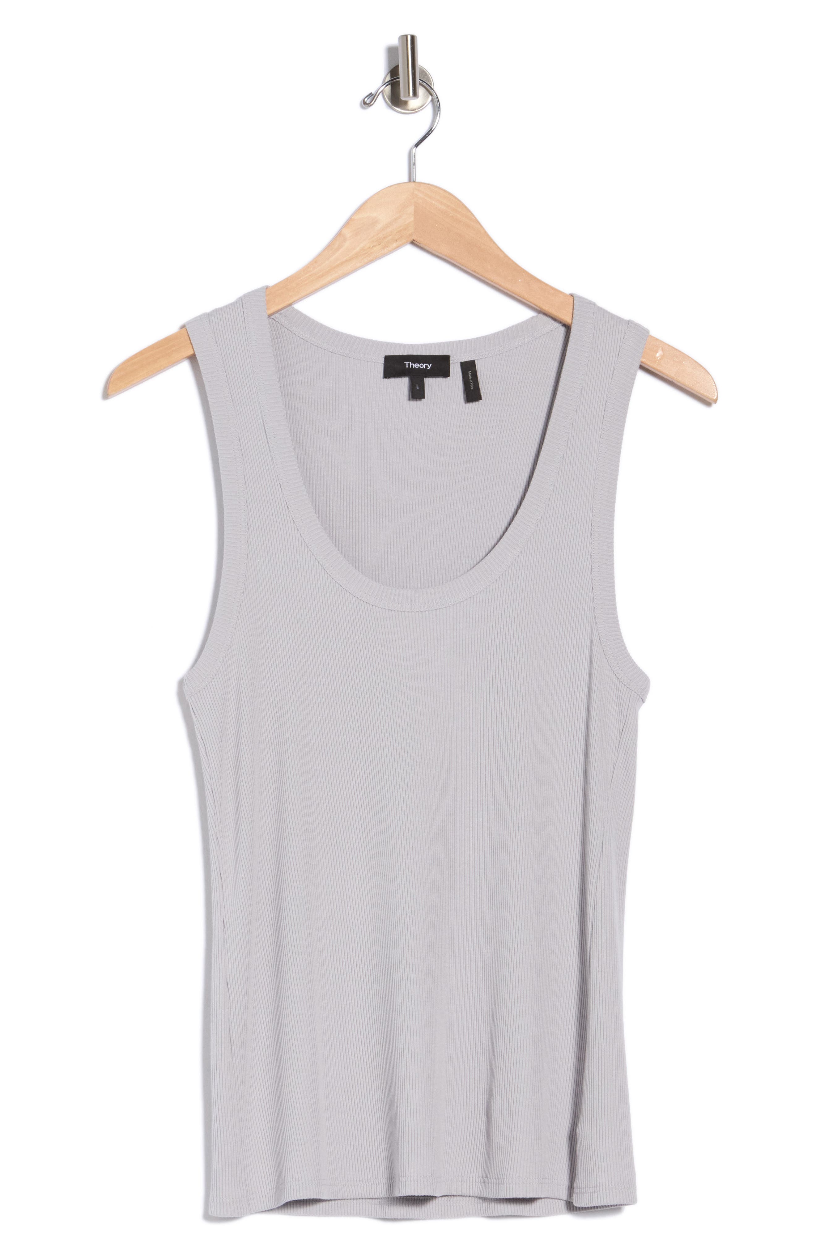 Scoop Neck Ribbed Tank