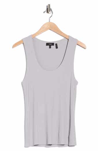 Scoop Neck Ribbed Tank
