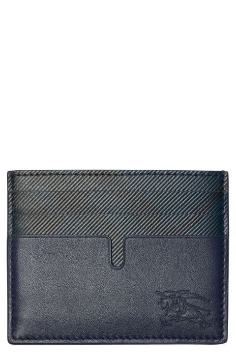 New Tall Sandon Leather & Coated Canvas Card Holder