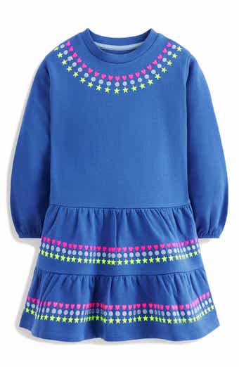 Kids' Drop Waist Sweatshirt Dress
