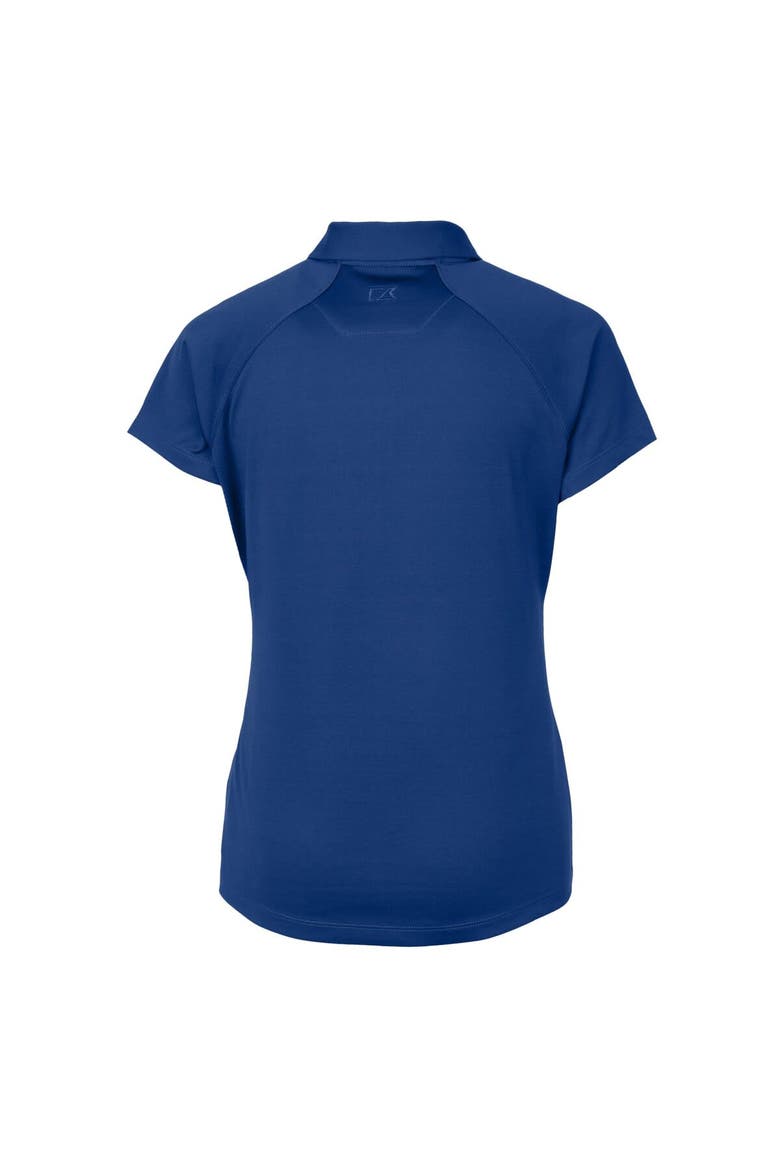 Women's Cutter & Buck  Blue Round Rock Express Forge DryTec Raglan Stretch Polo, Alternate, color, Blue