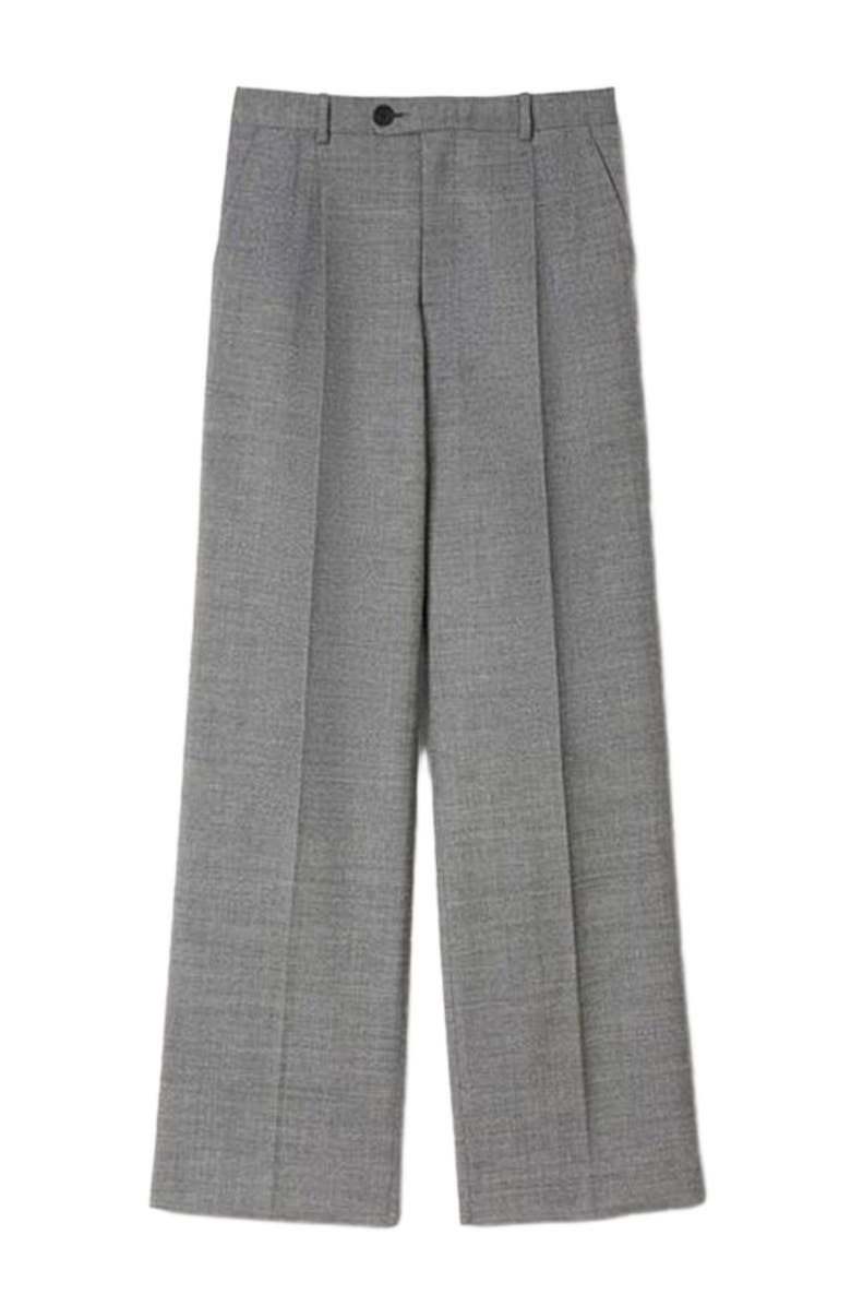 SANDRO Straight-leg trousers, Alternate, color, Grey