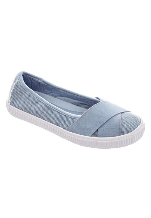Comfortview The Jazlyn Slip-on Sneaker In Blue