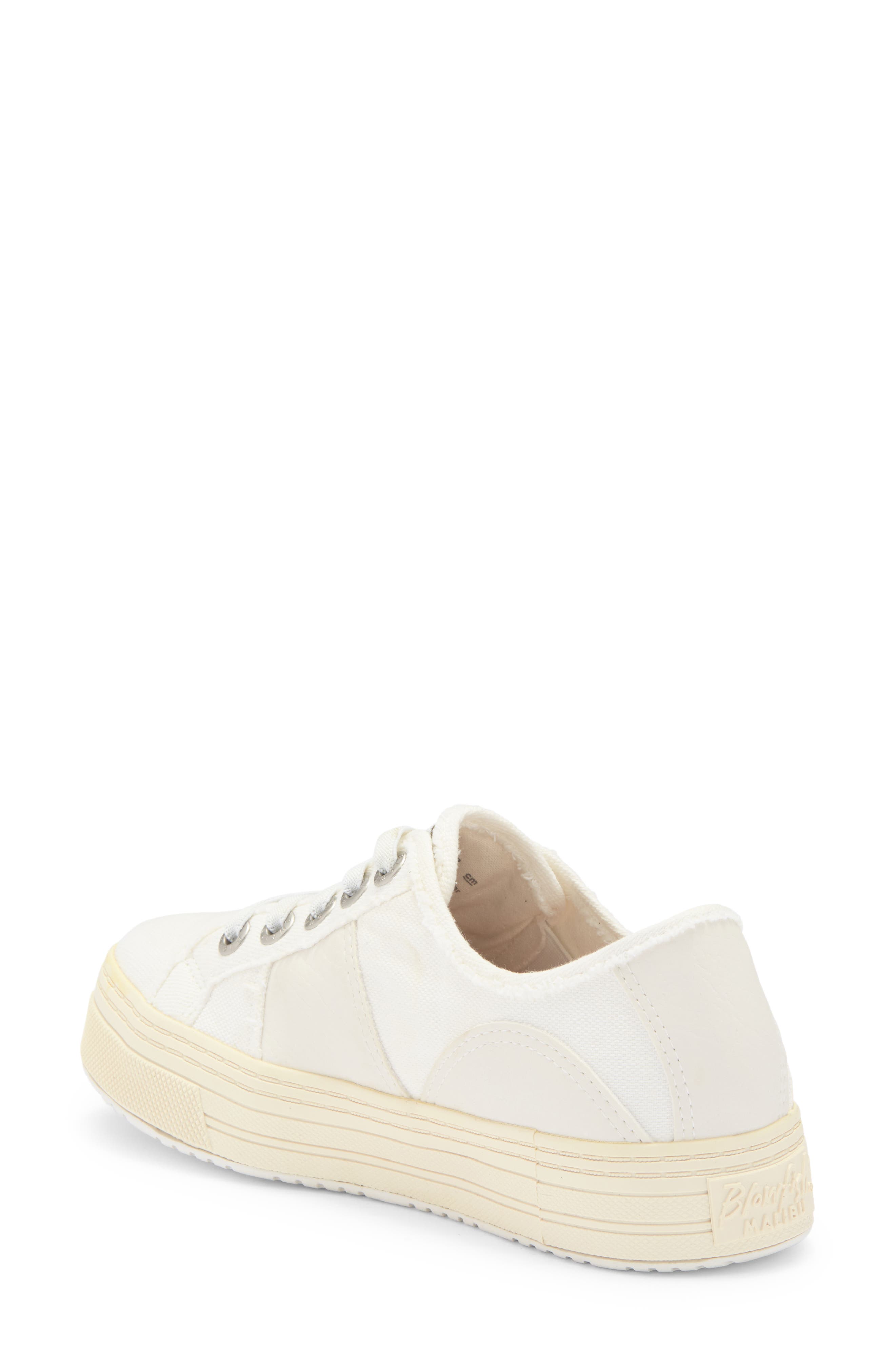 Blowfish Malibu Super Smile Slip-On Sneaker, Alternate, color, White Canvas
