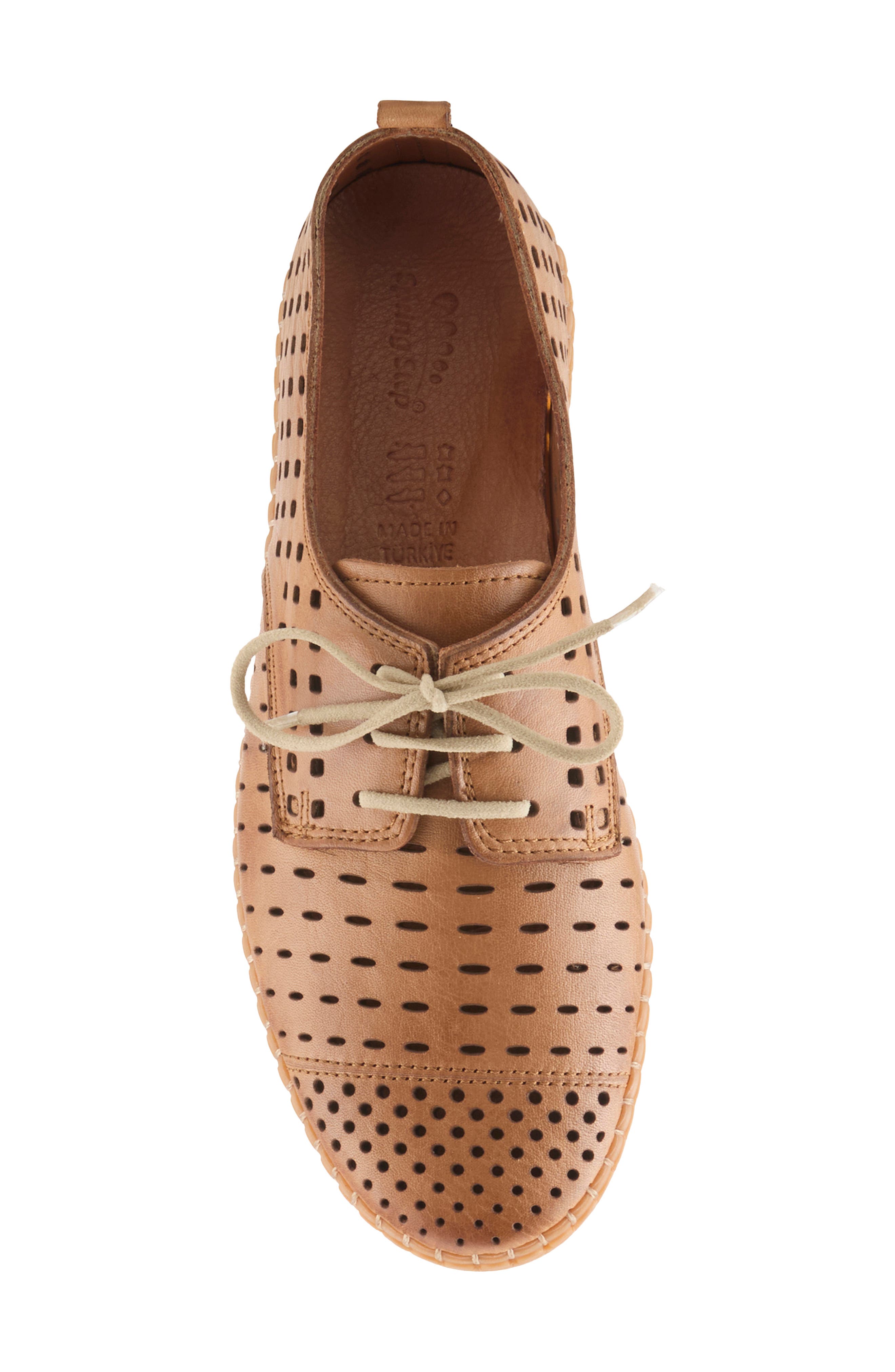 Deysi Perforated Derby, Alternate, color, TAN