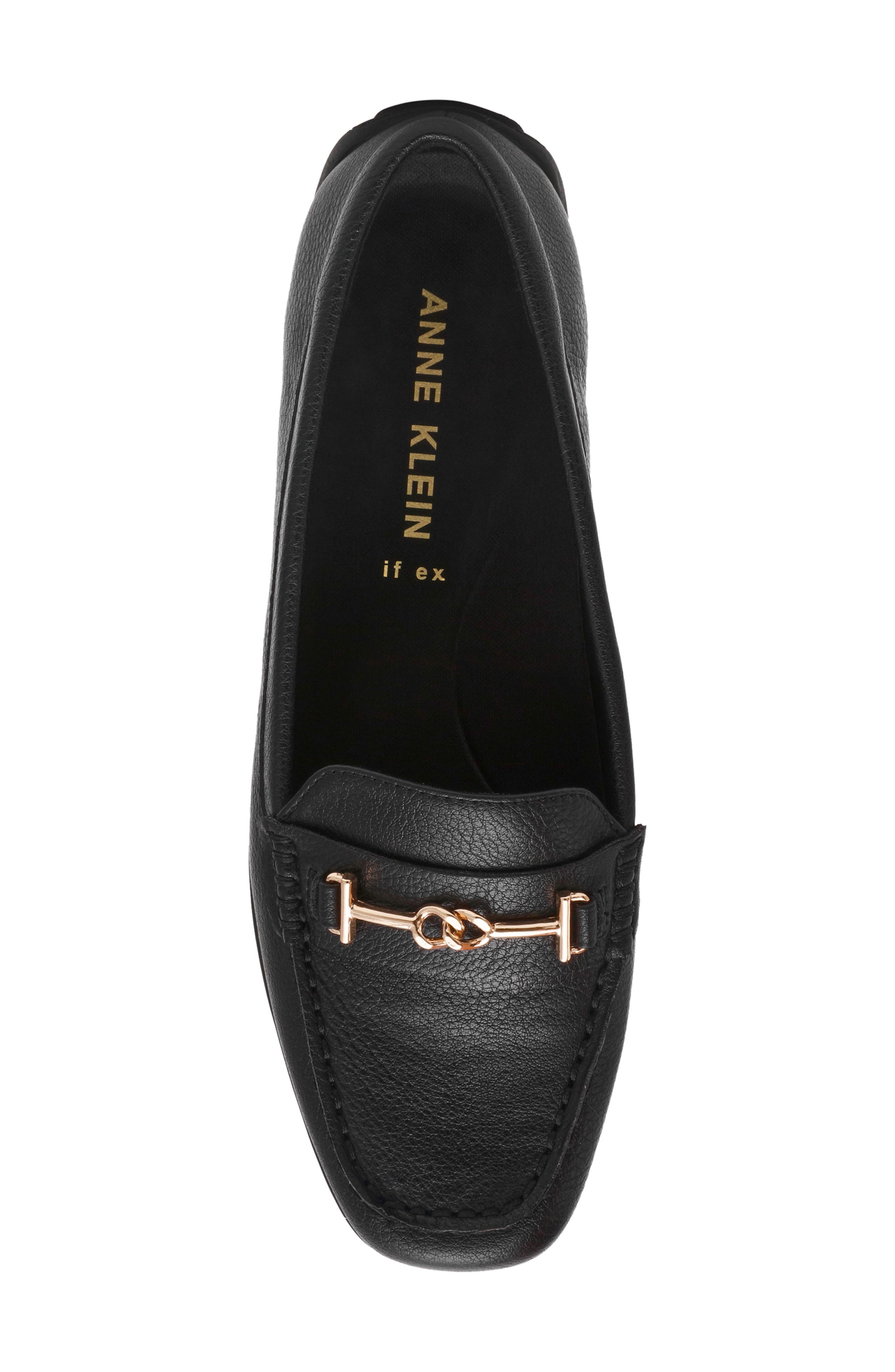 Anne Klein Hanna Bit Loafer, Alternate, color, Black