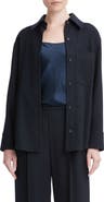 Vince Brushed Flannel Shirt Jacket