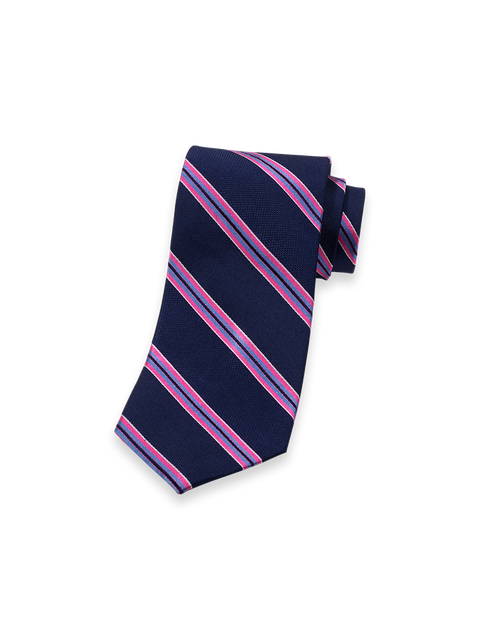 Patterned Woven Silk Tie