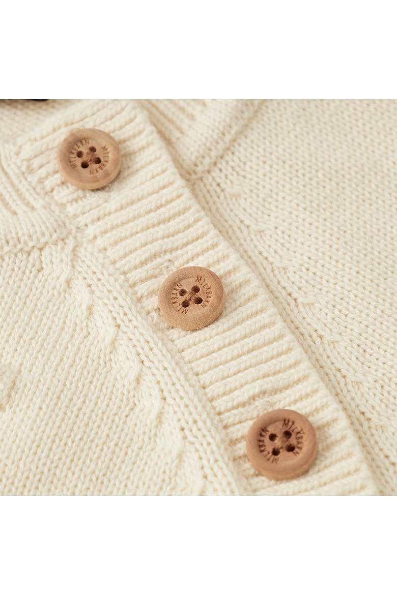 Knit Popcorn Sweater, Alternate, color, Snow