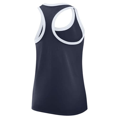 Nike Navy Penn State Nittany Lions Primetime Racerback Tri-blend Tank Top