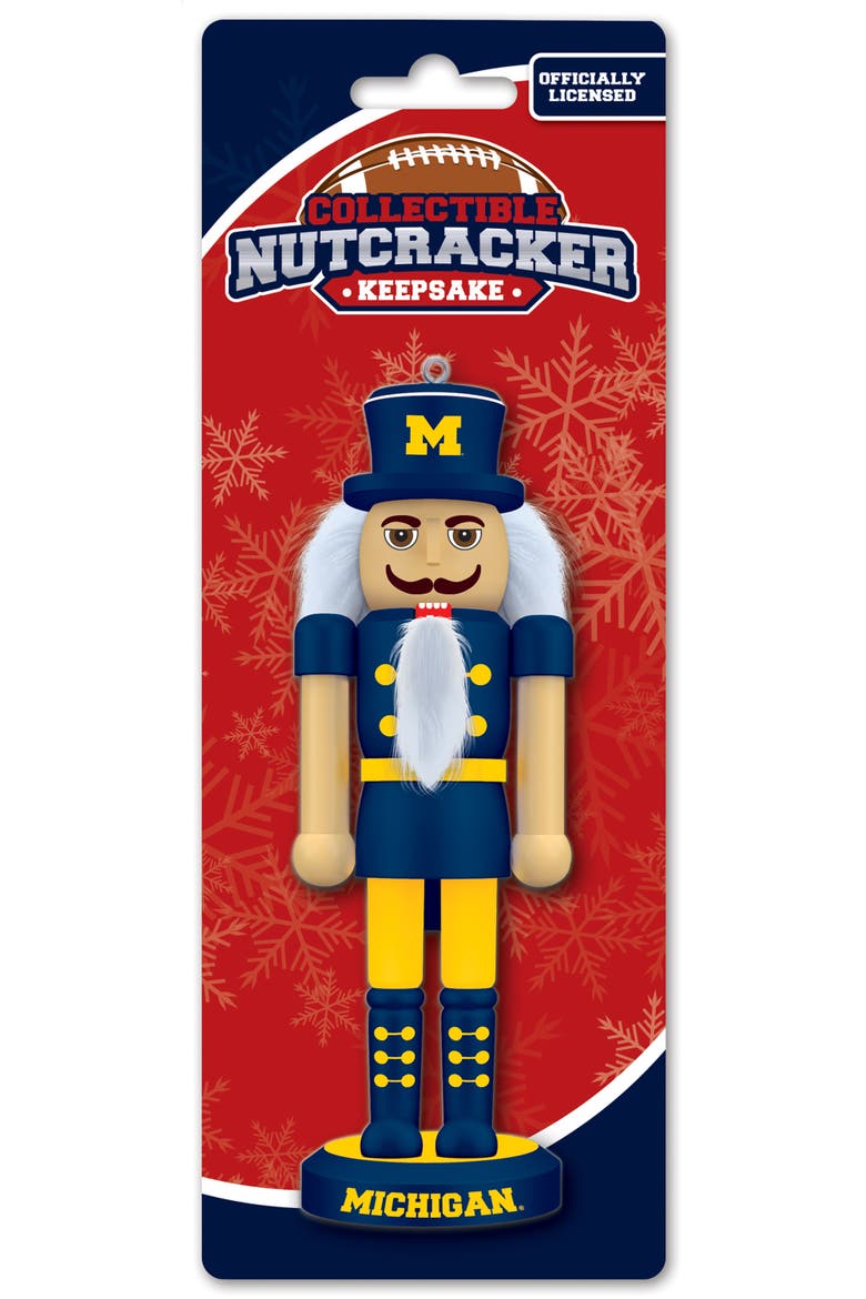 Michigan Wolverines Keepsake Nutcracker, Alternate, color, Multicolor