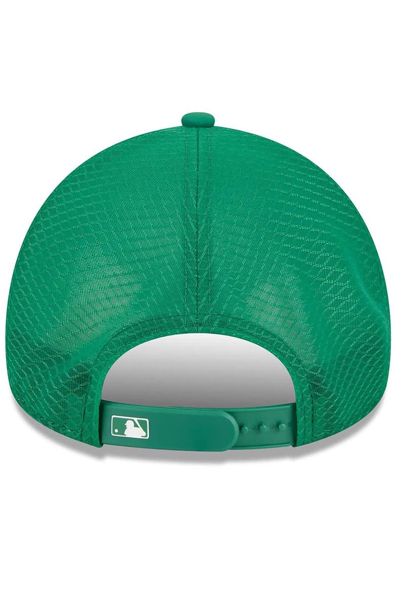 New Era Men's New Era Kelly Green Athletics 2026 Batting Practice Alternate Apex 9FORTY Adjustable Hat, Alternate, color, Kelly Green