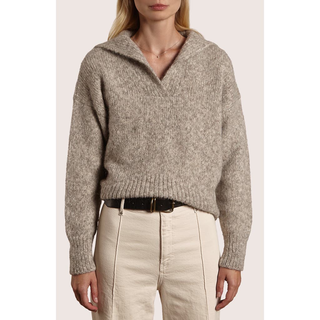 Oyun Sailor Collar Weekend Sweater In Brown