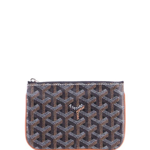 Senat Zip Pouch Coated Canvas Mini