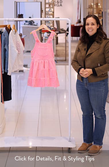 TINY TRIBE Kids' Waterfall Corduroy Dress (Women) | Nordstromrack