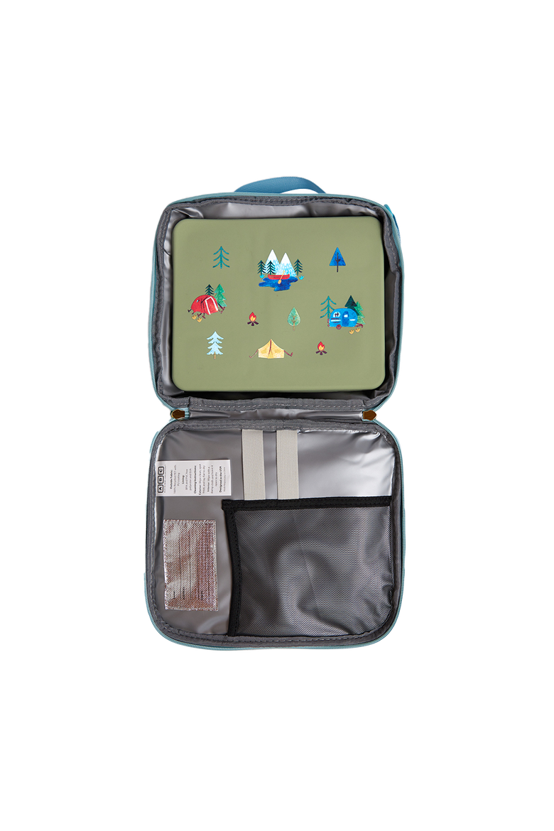 Bento Box and Lunch Bag Set, Alternate, color, Camper Sage Green