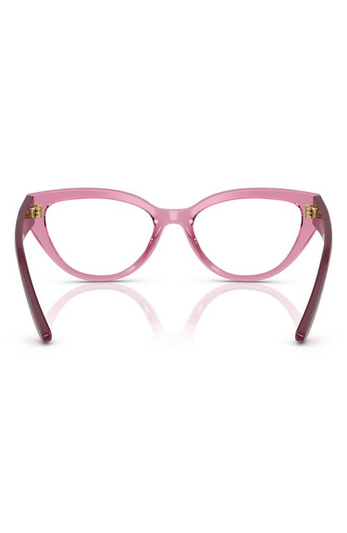 Vogue 50mm Cat Eye Optical Glasses In Rose