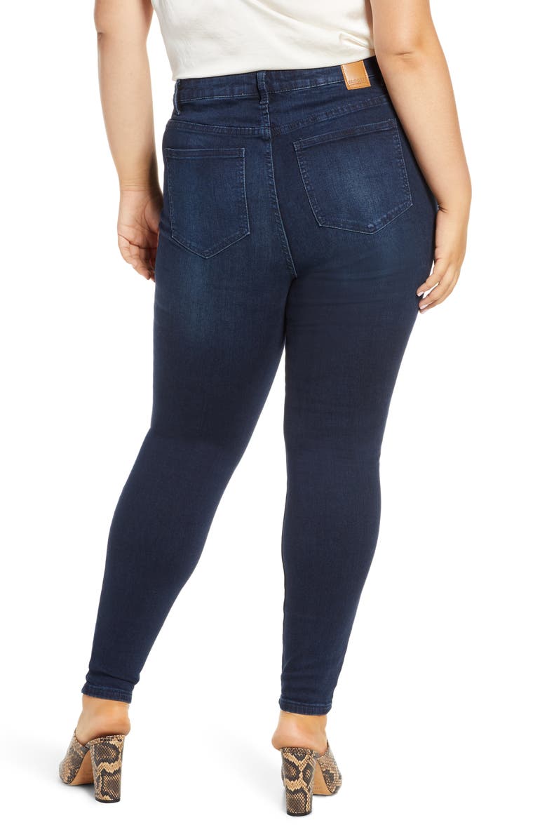 ELOQUII Olivia Sculpting Skinny Jeans, Alternate, color,